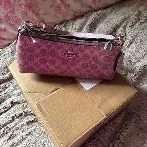 Coach metallic shoulder bag